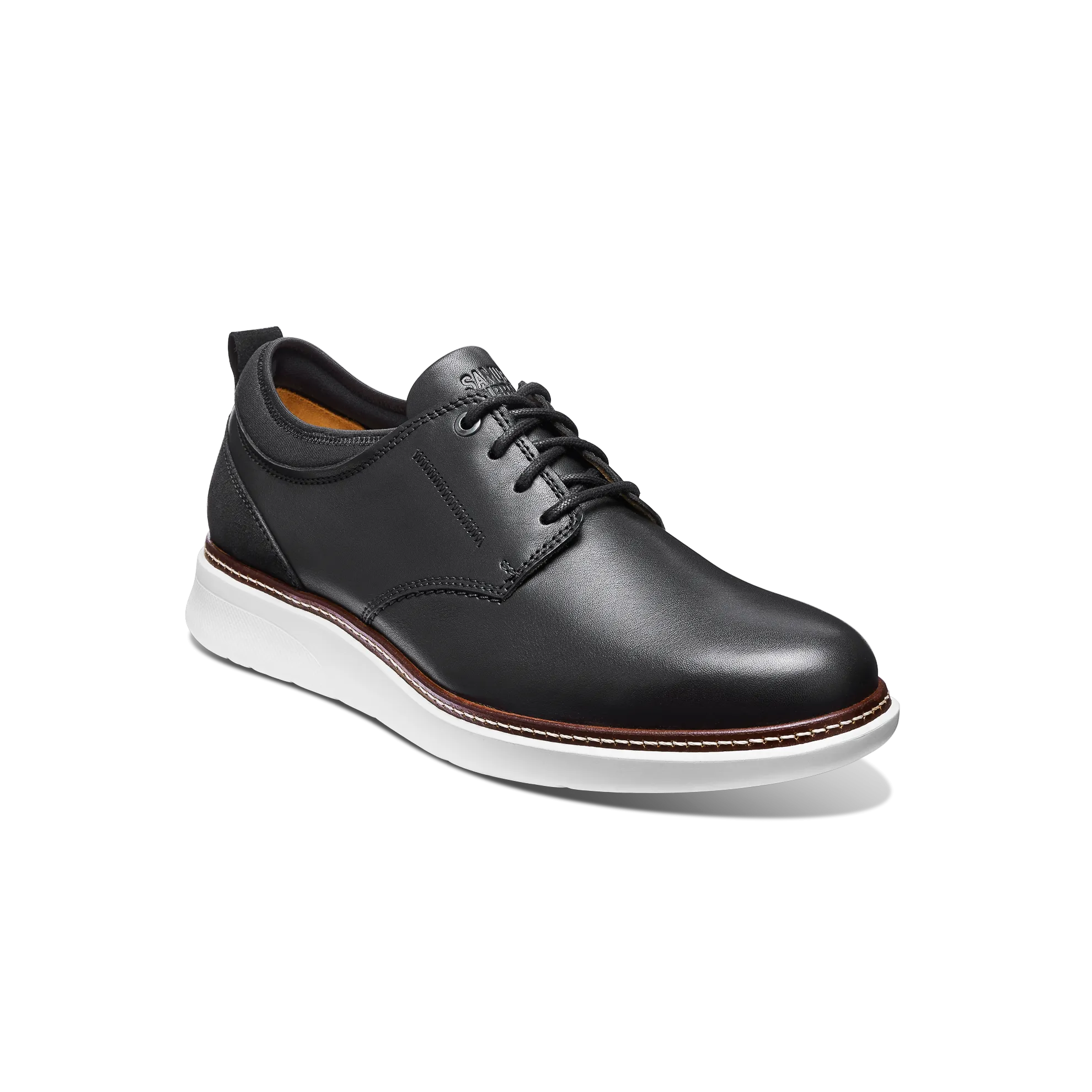 Men's Rafael Hybrid Lace-Up-Black Leather| Samuel Hubbard Stylish Support