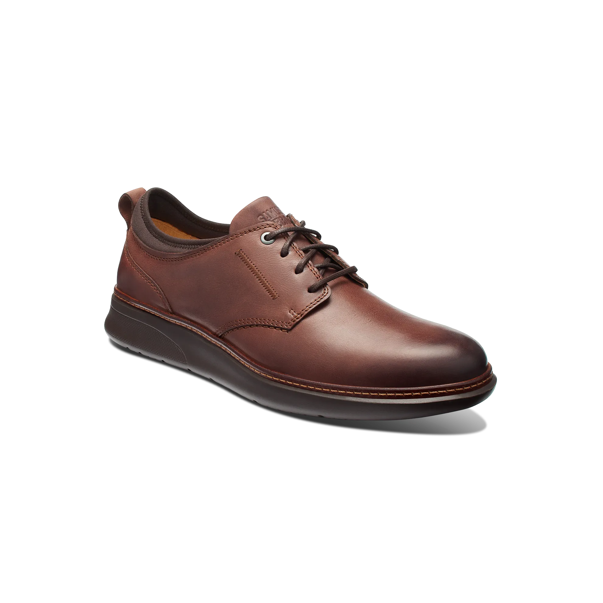 basketball - style Arch support structure Men's Rafael Hybrid Lace-Up-Chestnut Leather| Samuel Hubbard