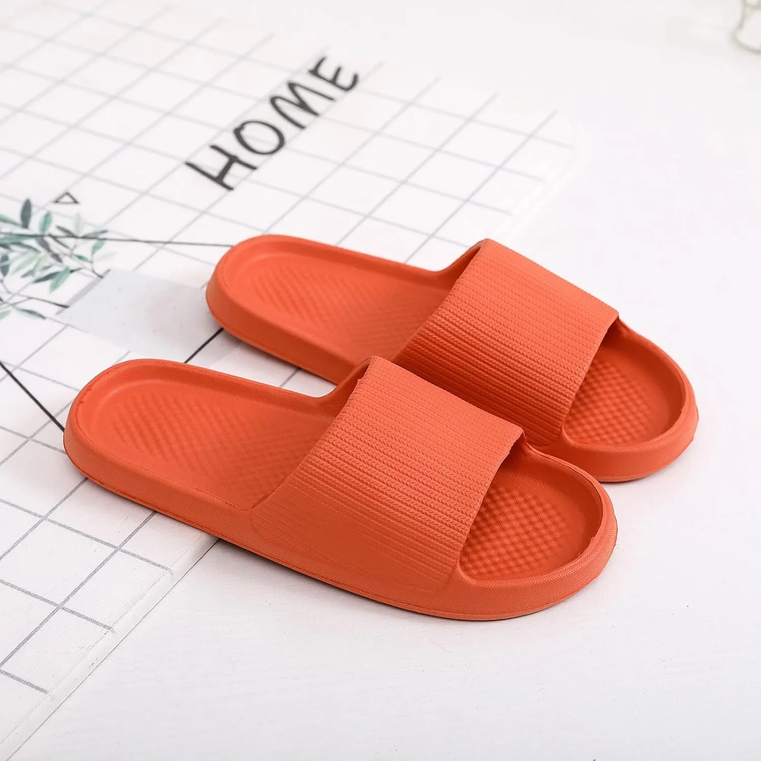 Mens Shower Shoes Shower Shoes Women Bathroom Slippers Men Slides for Women Pool Open Toe Ultimate Comfort Slippers