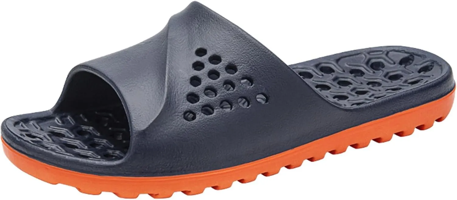 Mens Shower Shoes Slides for Women Mens Slides Shower Shoes Women Ultimate Comfort Living Room Open Toe Slippers