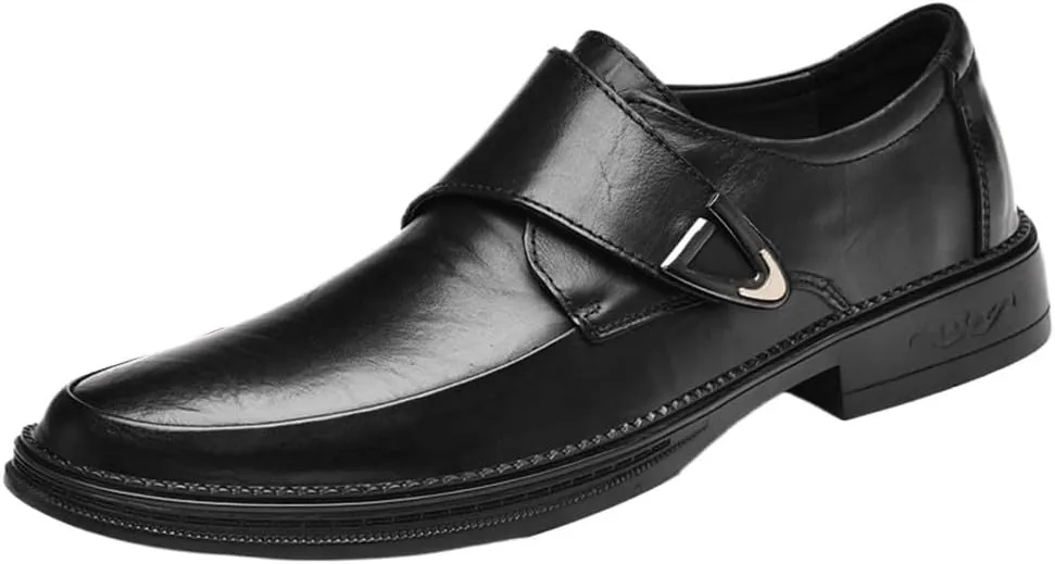 Mens Slip-Ons Loafers Genuine Leather Dress Shoes for Men Comfortable Business Casual Oxfords Penny