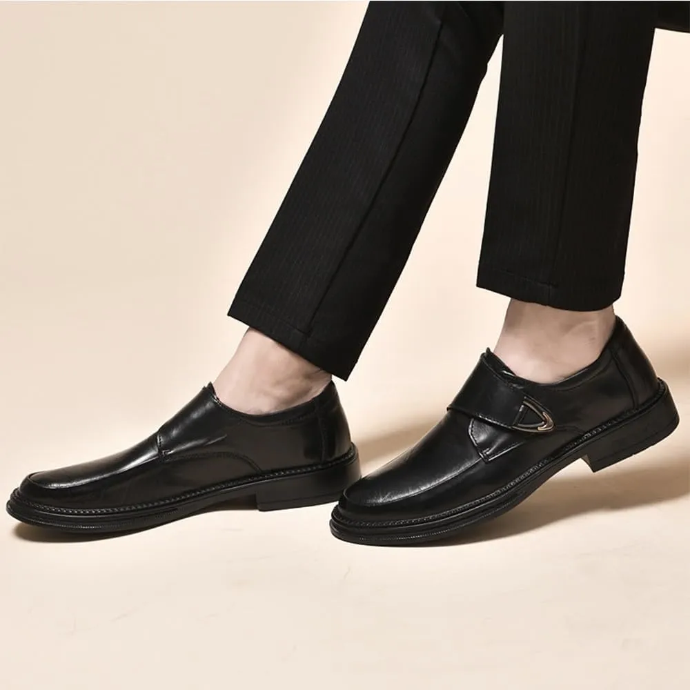 Mens Slip-Ons Loafers Genuine Leather Dress Shoes for Men Comfortable Business Casual Oxfords Penny