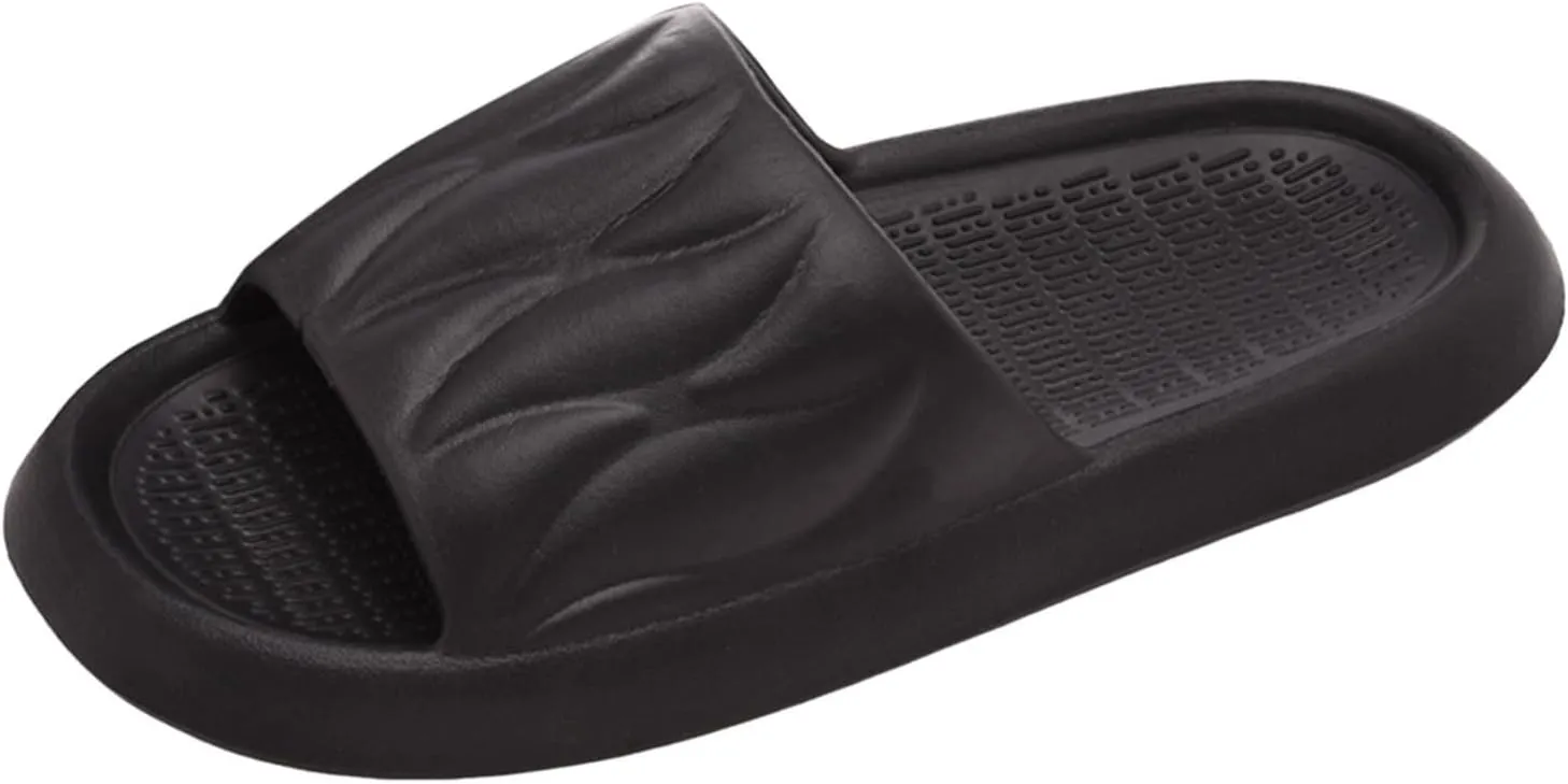 Mens Slippers Womens Slides Cloud Slippers for Men Slides for Women Travel Non Slip Bathroom