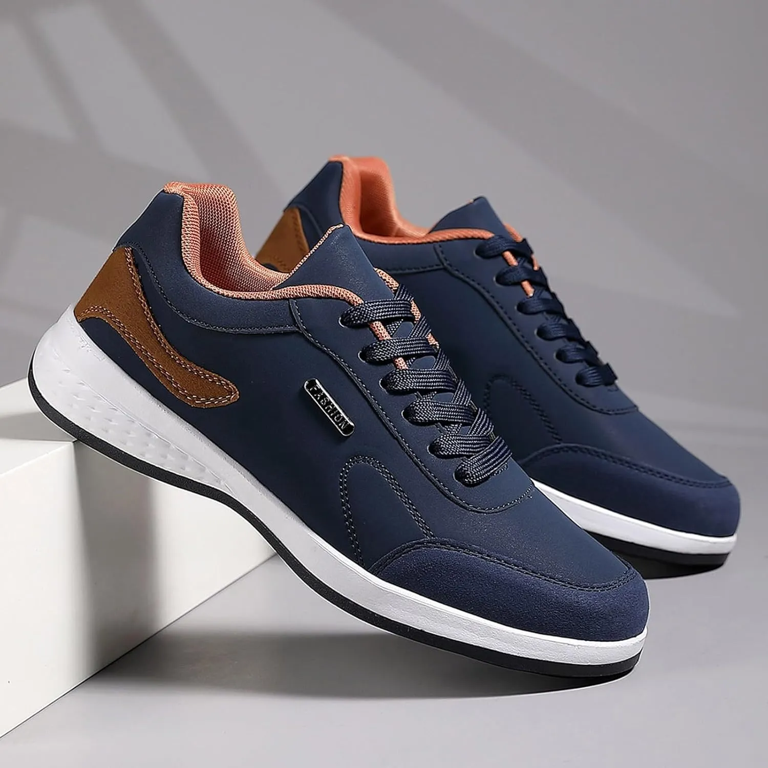 Mens Sneakers Mens Casual Dress Shoes Mules for Women Flats Slip on Non Slip Low Top Casual Black Loafers Women Comfortable Mens Slip On Sneakers
