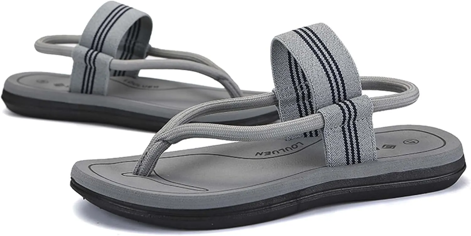 Men's summer sandals slippers beach shoes anti slip wear-resistant casual trend soft comfortable dry breathable