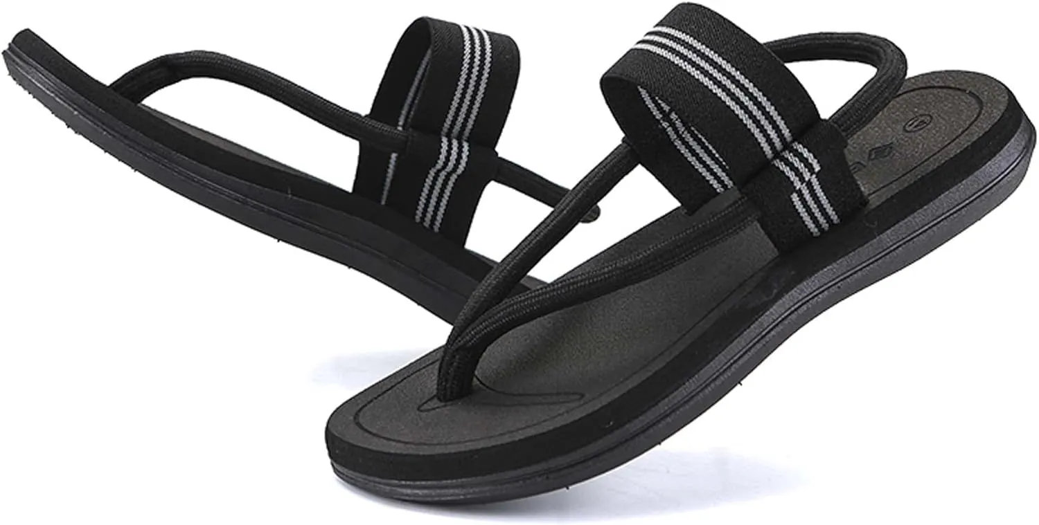Men's summer sandals slippers beach shoes anti slip wear-resistant casual trend soft comfortable dry breathable