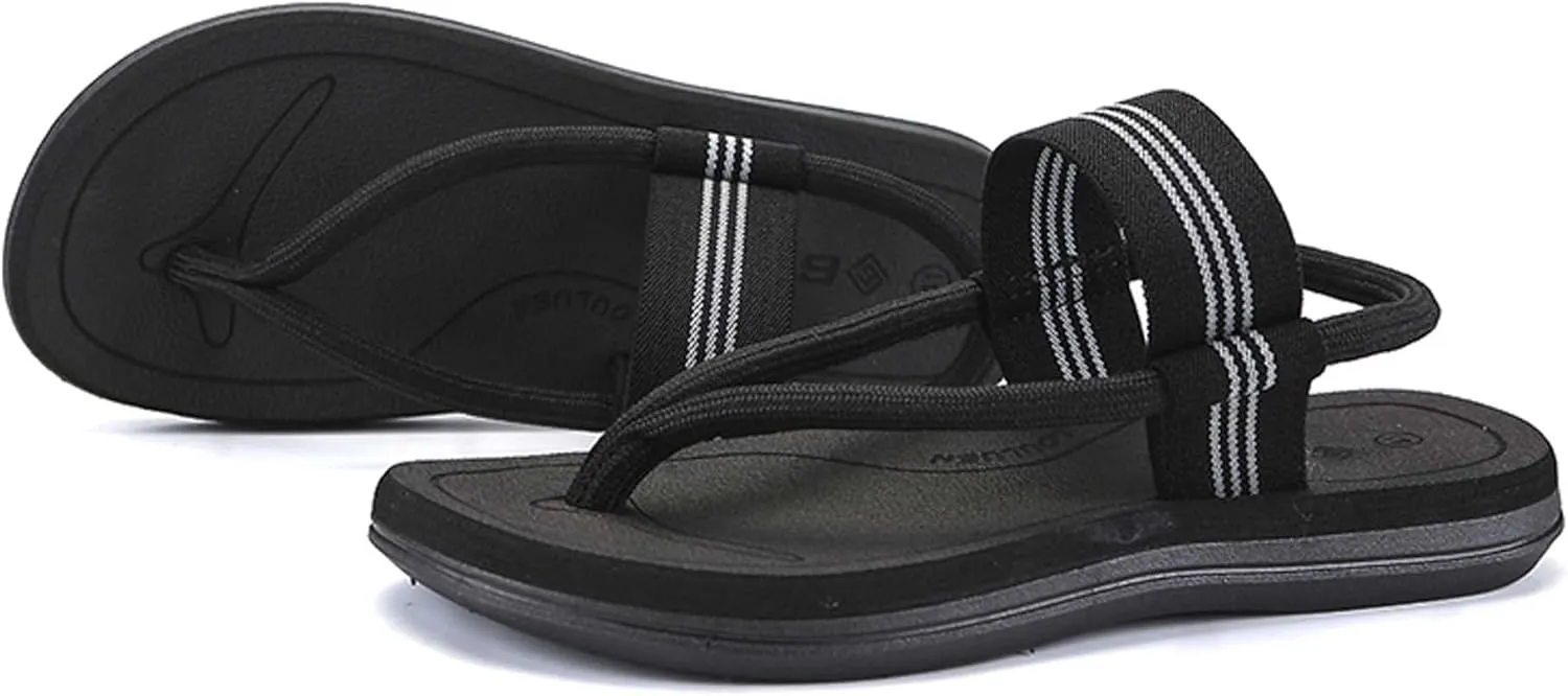 Men's summer sandals slippers beach shoes anti slip wear-resistant casual trend soft comfortable dry breathable