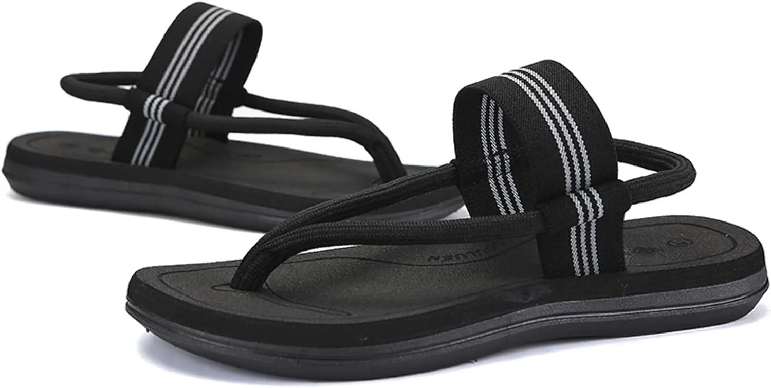 Men's summer sandals slippers beach shoes anti slip wear-resistant casual trend soft comfortable dry breathable