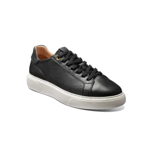 Men's Sunset Sneaker 2.0-Black Leather on White Sole | Samuel Hubbard Sought-after