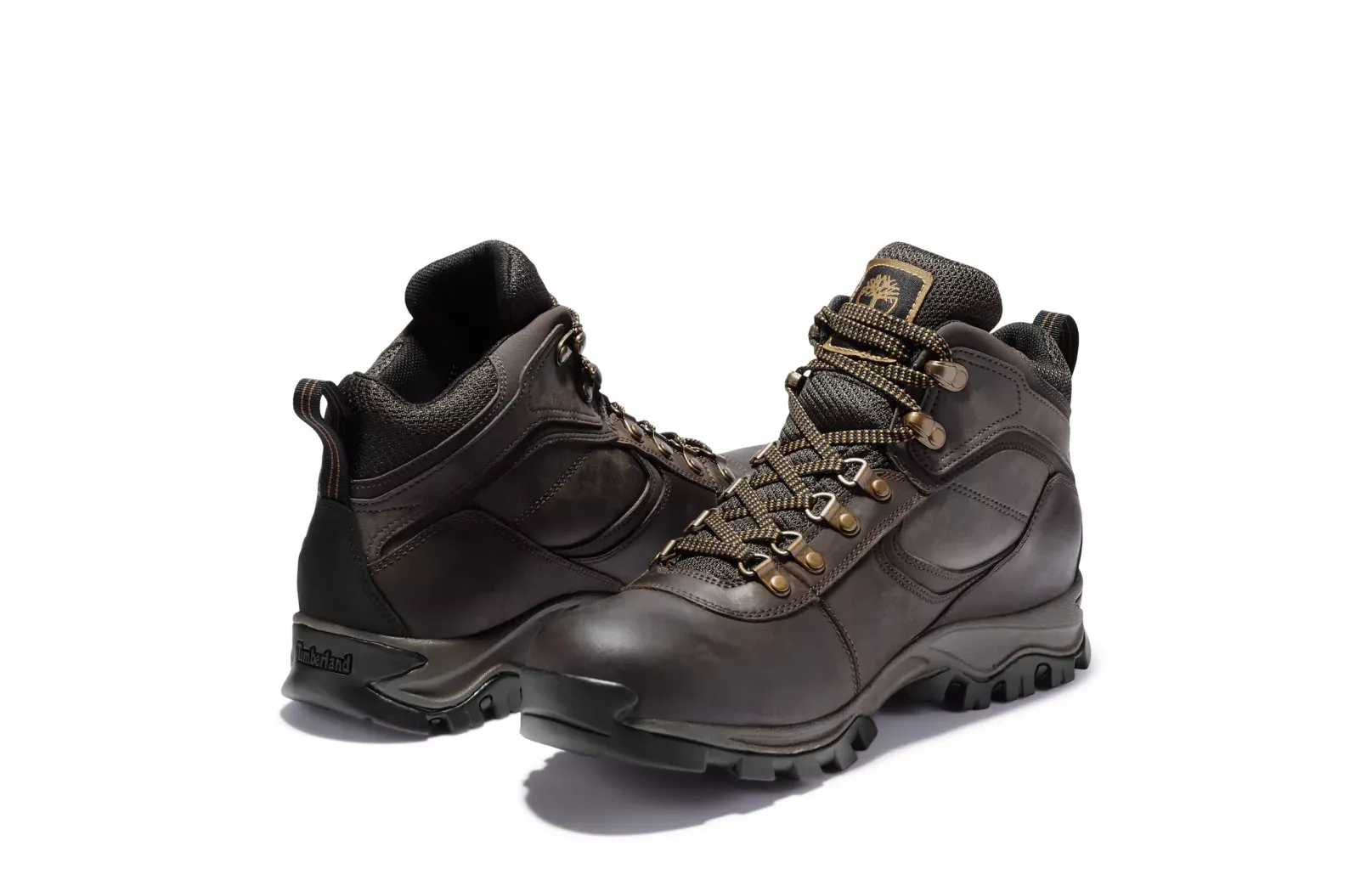 Men's Timberland Mt. Maddsen Mid Waterproof Hiking Boots Brown