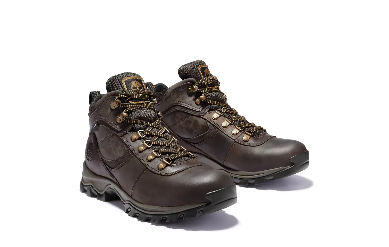 Men's Timberland Mt. Maddsen Mid Waterproof Hiking Boots Brown
