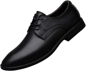 Mens Vintage Oxford Shoes Leather Classic Dress Shoes Lace Up Business Formal Shoes for Wedding Office(8)