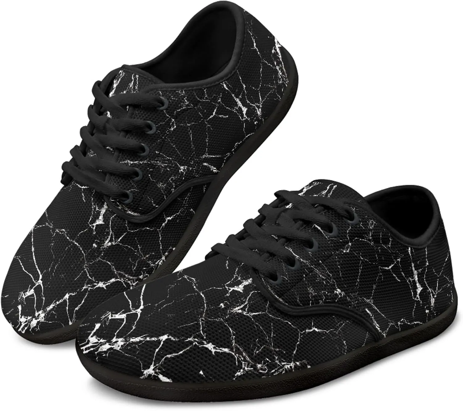 Men's Wide Toe Barefoot Walking Shoes Zero Drop Minimalist Casual Shoes Breathable Mesh Slip on Sneakers