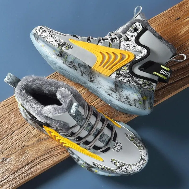Men's Winter Waterproof Non-Slip Sneakers