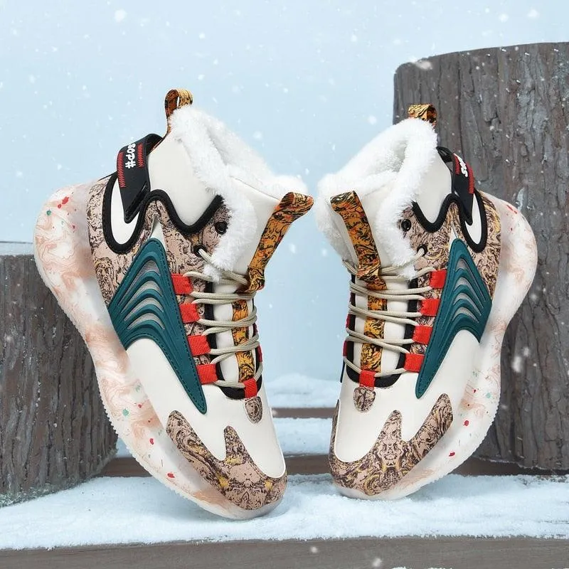 Men's Winter Waterproof Non-Slip Sneakers