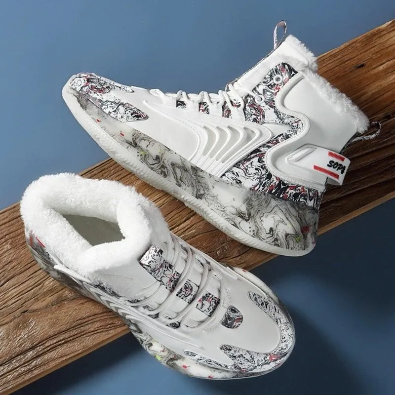 Men's Winter Waterproof Non-Slip Sneakers