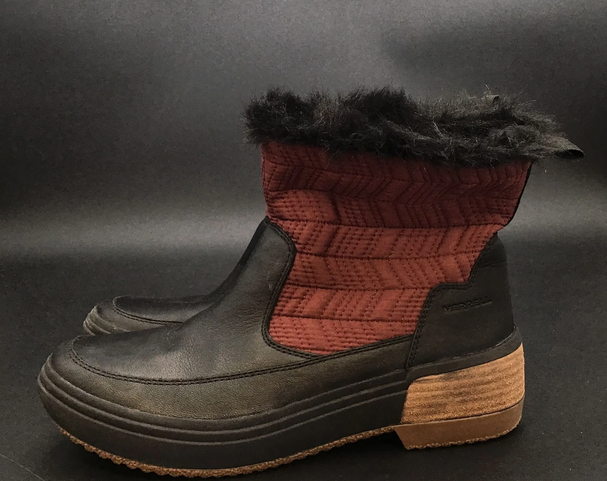 Merrell Women's Haven Bluff Polar J21026 Brown Snow Boots - Size 7.5
