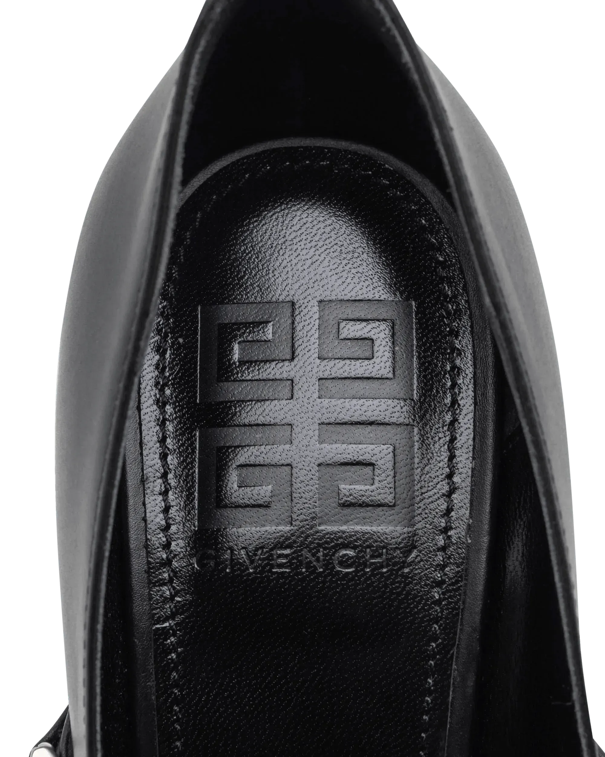 Metal-Detailed Leather Pumps
