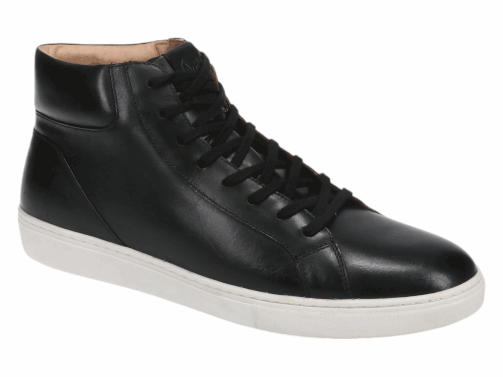 Weightless Feel Versatile Comfort Shoes Michael Ellis Bennett High-Top Sneaker Black