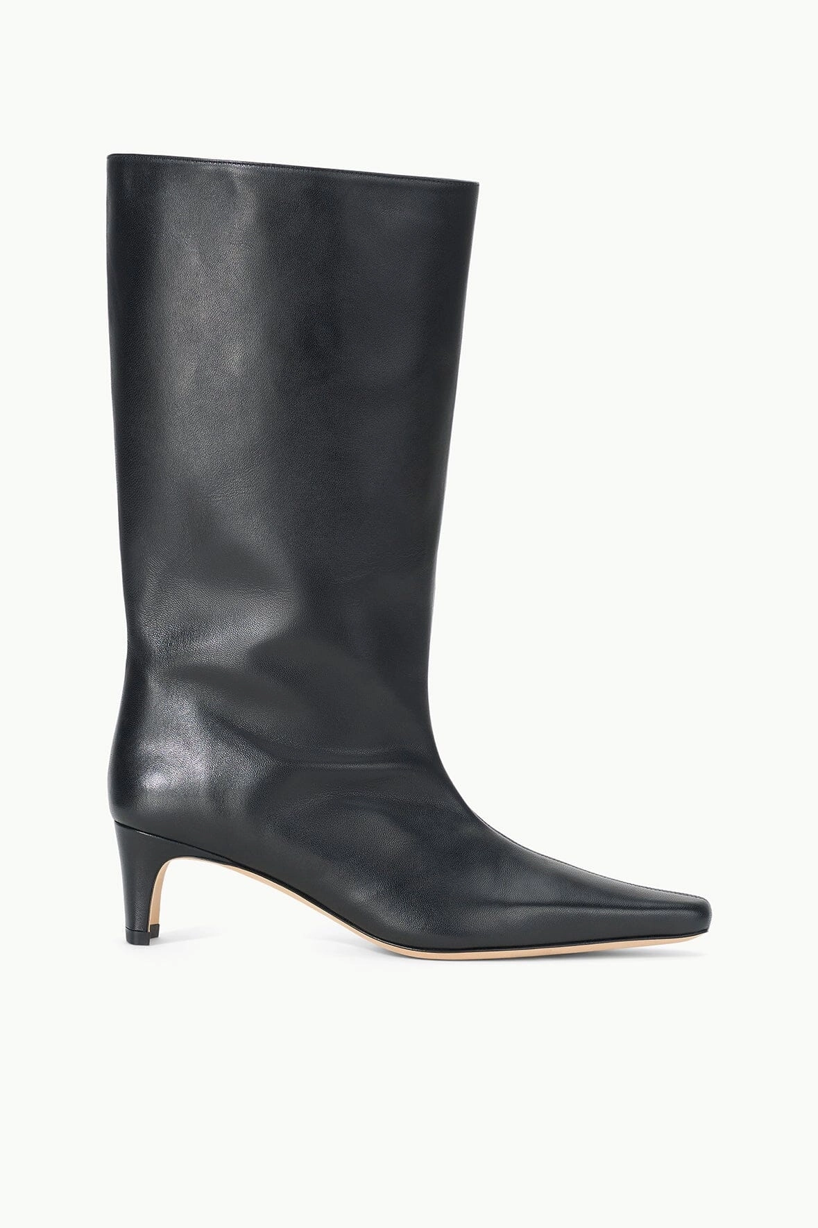 MIDCALF WALLY BOOT | BLACK Wool Warm Smooth Inner Seams