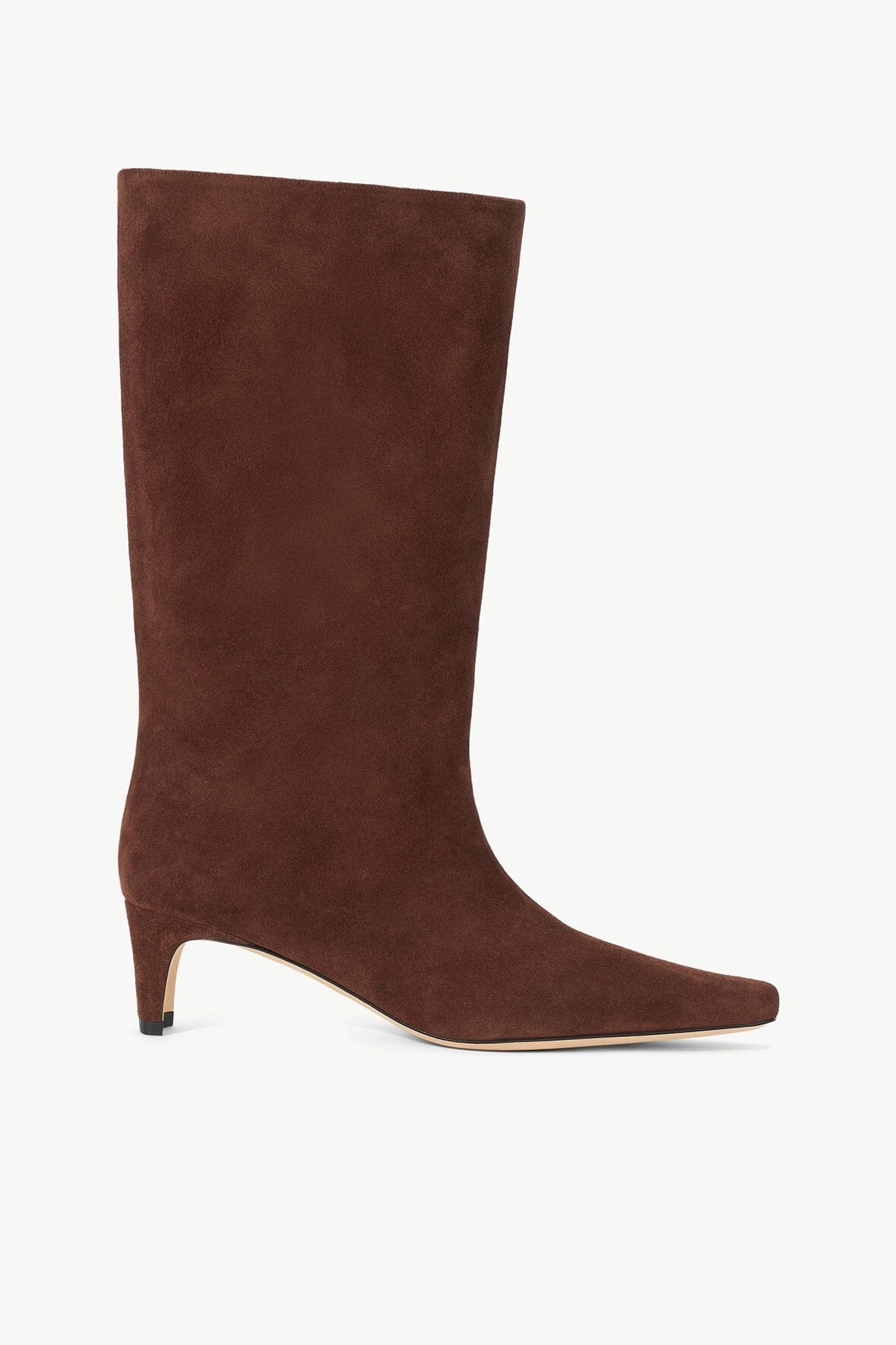 MIDCALF WALLY BOOT | MAHOGANY SUEDE Comfort Outsole Mom Fit