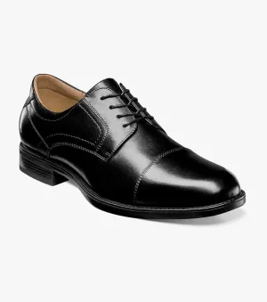 Midtown Cap Toe Oxford-Black | Florsheim Stable base Midtown Cap Toe Oxford-Black | Florsheim Compression Molded Foam