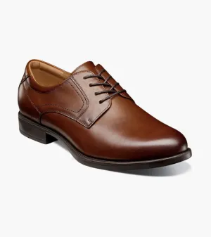 Midtown Plain Toe Oxford-Cognac | Florsheim Sculpted wear Aerobic Midtown Plain Toe Oxford-Cognac | Florsheim