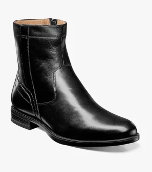 Midtown Plain Toe Zip Boot-Black | Florsheim Airflow Channel System Midtown Plain Toe Zip Boot-Black | Florsheim darkest