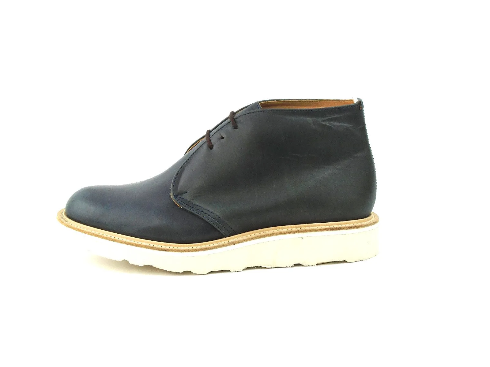 Mike Chukka Boots - Navy Chromexel Calf