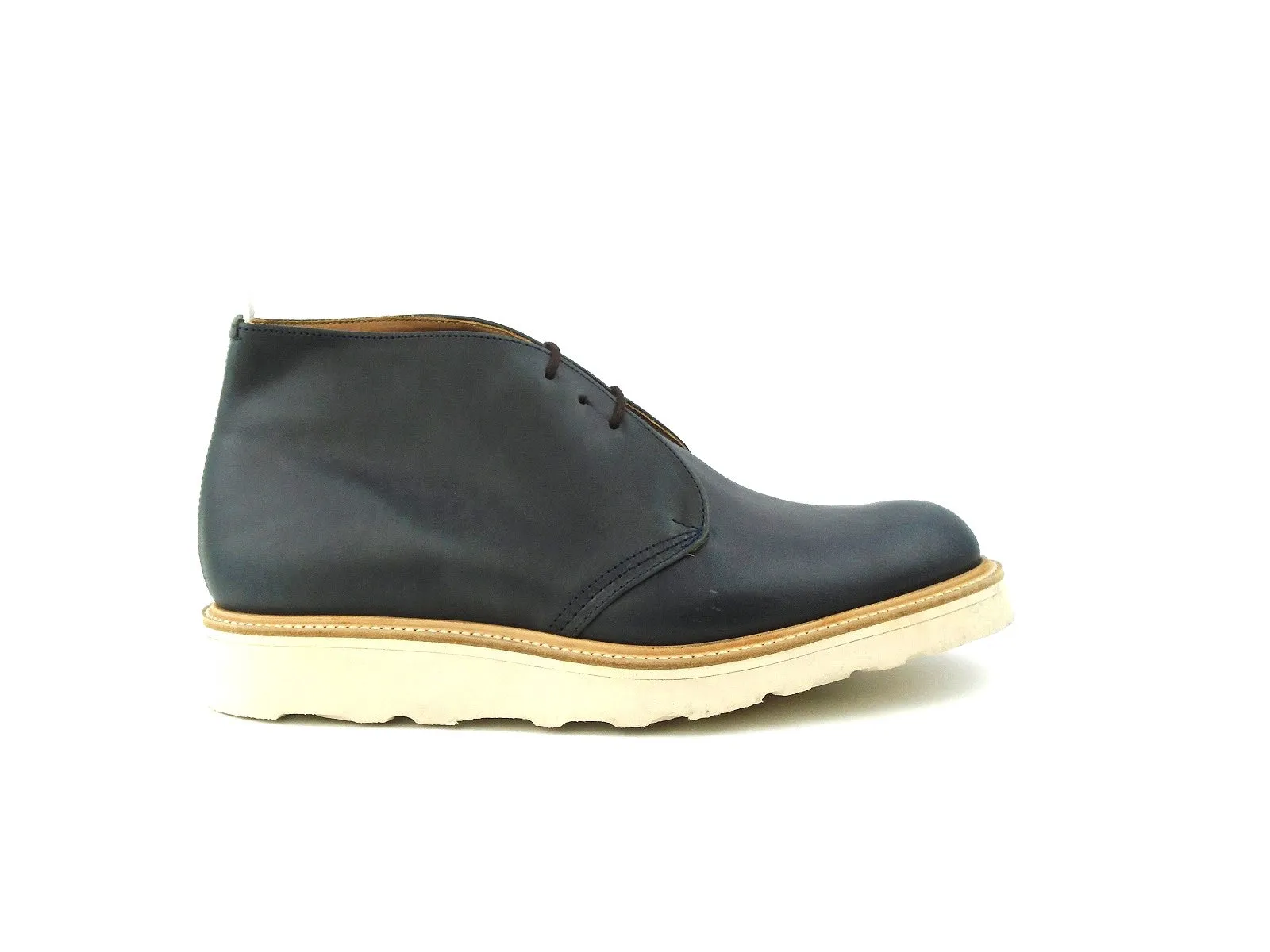 Mike Chukka Boots - Navy Chromexel Calf
