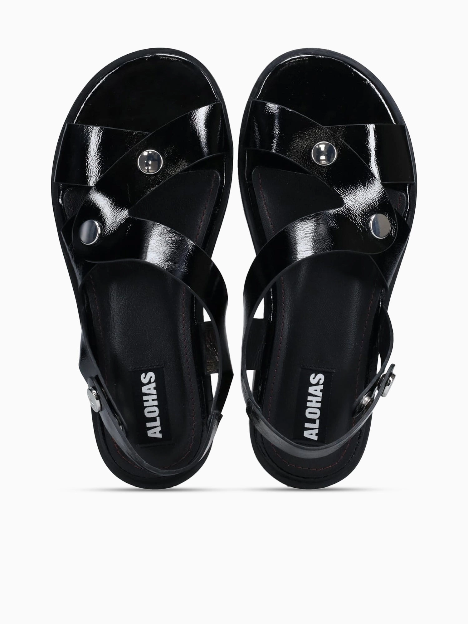 Mindy Black Onix Leather Flexible Build