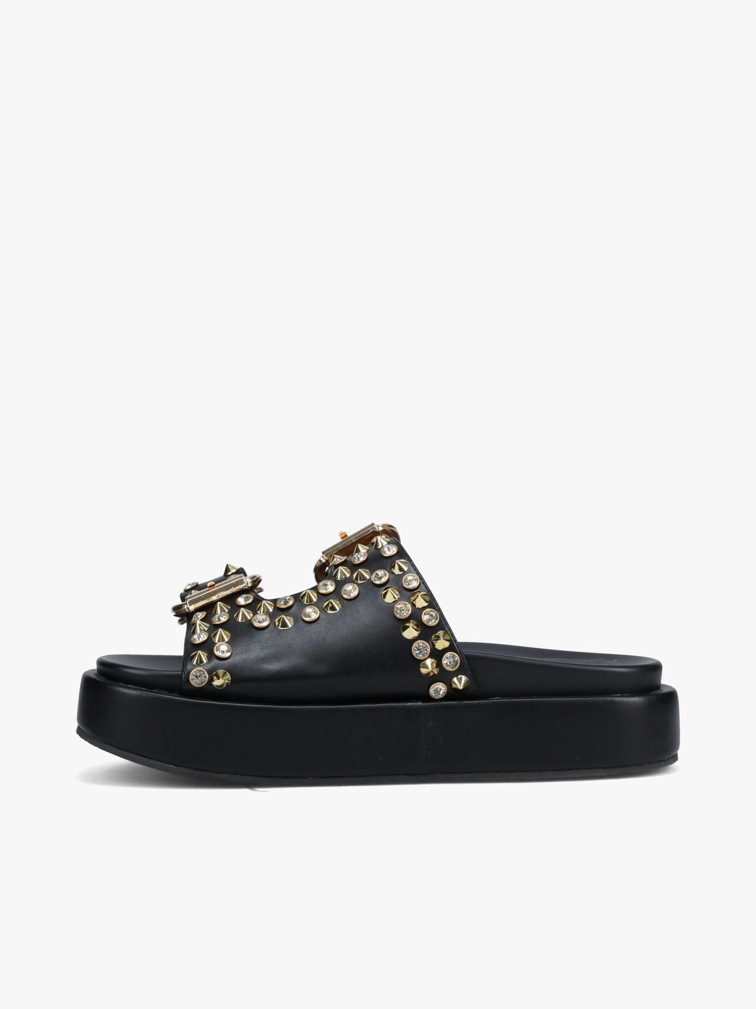 Nora Black Stones smooth Reinforced Heel Support