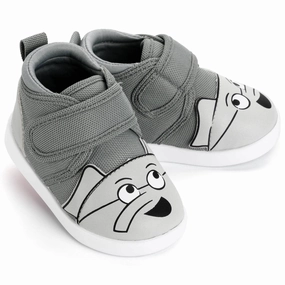 Mo Willems' Elephant Gerald Squeaky Toddler Shoes | Gray Wedge-Heel Mo Willems' Elephant Gerald Squeaky Toddler Shoes | Gray Hot Pick Picnic Easy