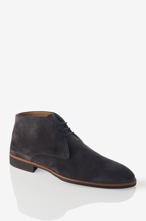 Mobility Ready David August Suede Chukka Boot in Lavagna Blackboard CanvasMaterial Balanced Ride David August Suede Chukka Boot in Lavagna Blackboard