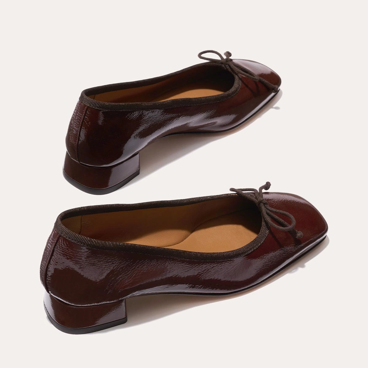 The Ada - Espresso Crinkle Patent Pointed Sandals platform sandals
