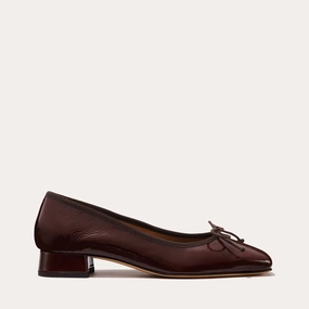 Modern Detail The Ada - Espresso Crinkle Patent Statement style The Ada - Espresso Crinkle Patent
