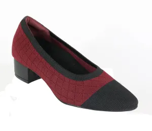 Moisture Wicking Fabric CARLA-Red/Black | David Tate CARLA-Red/Black | David Tate Cushioned Comfort