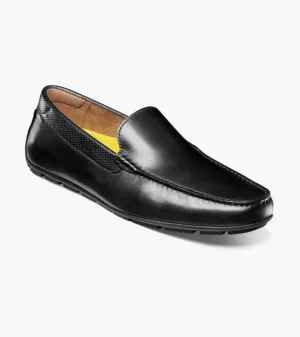 Molded Heel Support Motor Moc Toe Venetian Driver-Black | Florsheim sophisticated adults' choices Motor Moc Toe Venetian Driver-Black | Florsheim