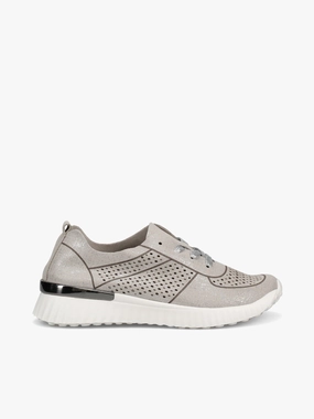 Monica 89088022 Silver Metallic Comfort Midsole Breathable Layer Monica 89088022 Silver Metallic