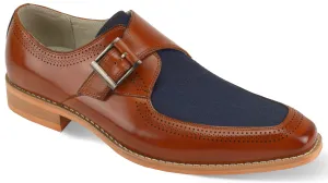 MONTE | Giovanni-WHSKY/NAVY Wide Toe Box Construction