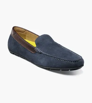 Motor Moc Toe Venetian Driver-Navy Brown | Florsheim Summer clearance Unique cushioning Classy ease Motor Moc Toe Venetian Driver-Navy Brown | Florsheim