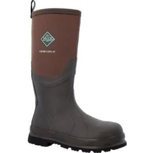 Muck Men's Chore Cool 16" Steel Toe Waterproof Work Boot - Brown - CSCTSteel