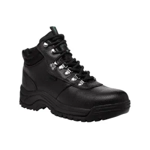 Multi Density Midsole Cliff Walker M3188-Black | Propet Cliff Walker M3188-Black | Propet Layered silhouette Slip Resistant Tread