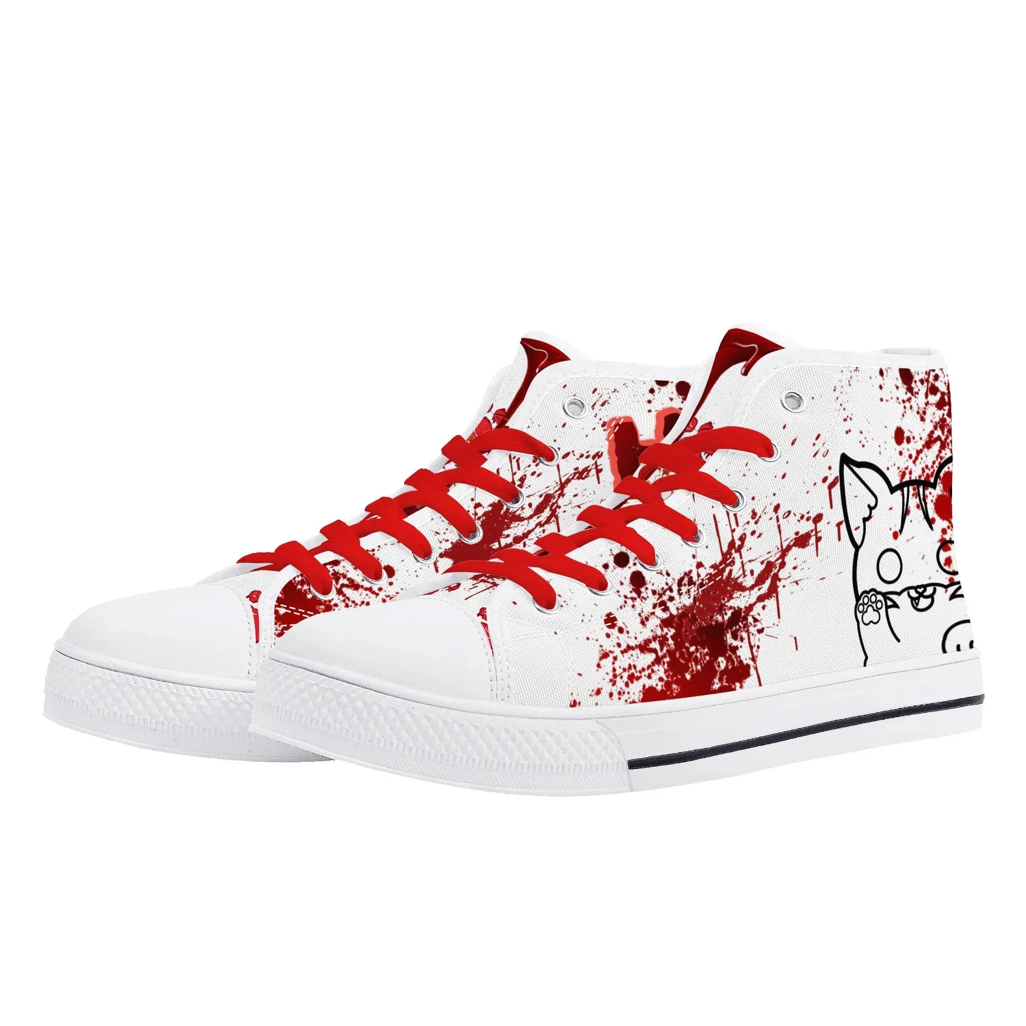 My Bloody Nuggieween Mens High Top Canvas Shoes