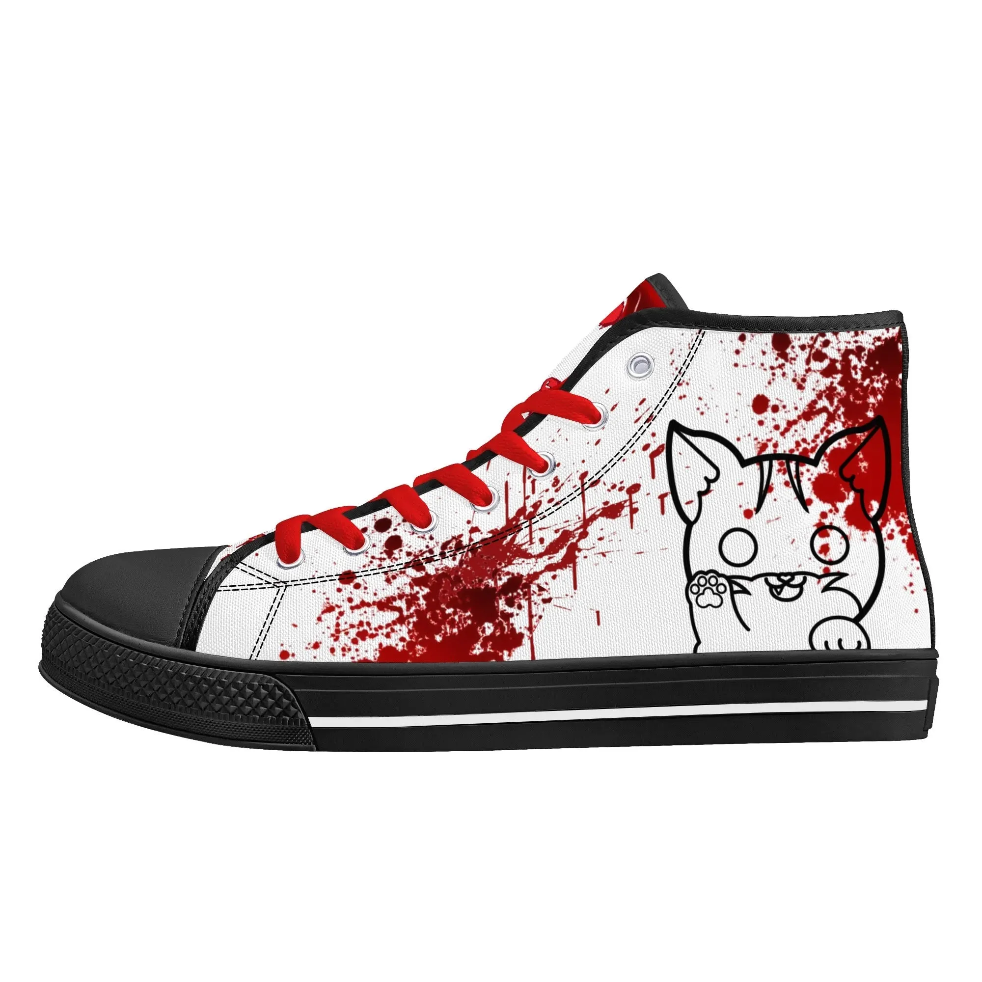 My Bloody Nuggieween Mens High Top Canvas Shoes