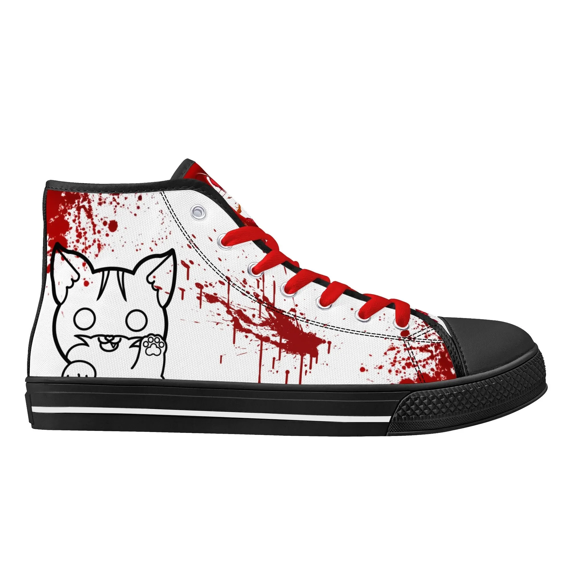 My Bloody Nuggieween Mens High Top Canvas Shoes