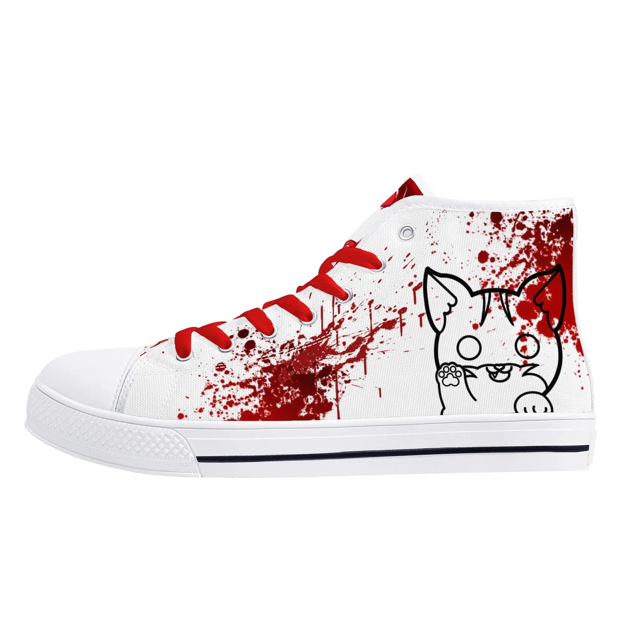 My Bloody Nuggieween Mens High Top Canvas Shoes
