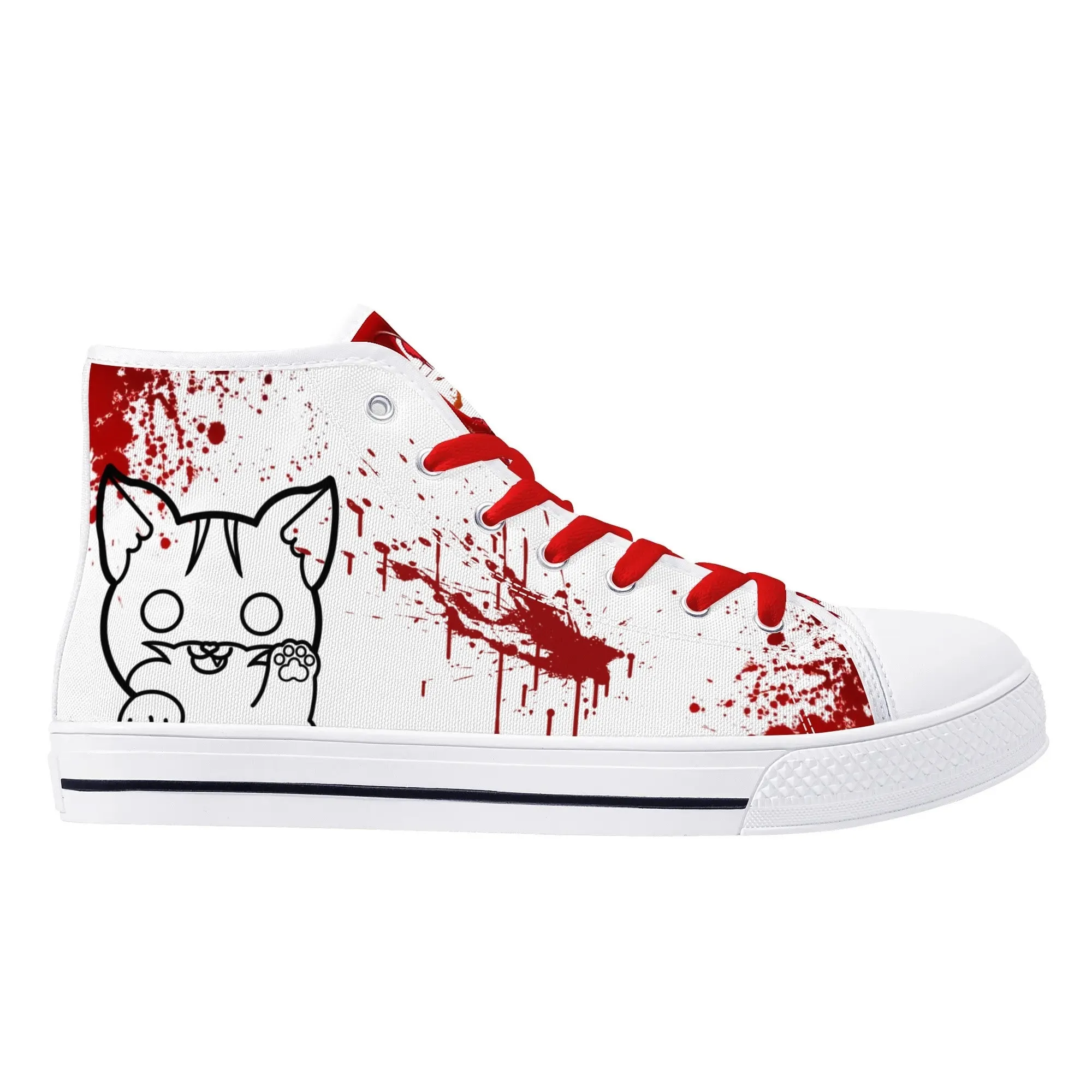 My Bloody Nuggieween Mens High Top Canvas Shoes