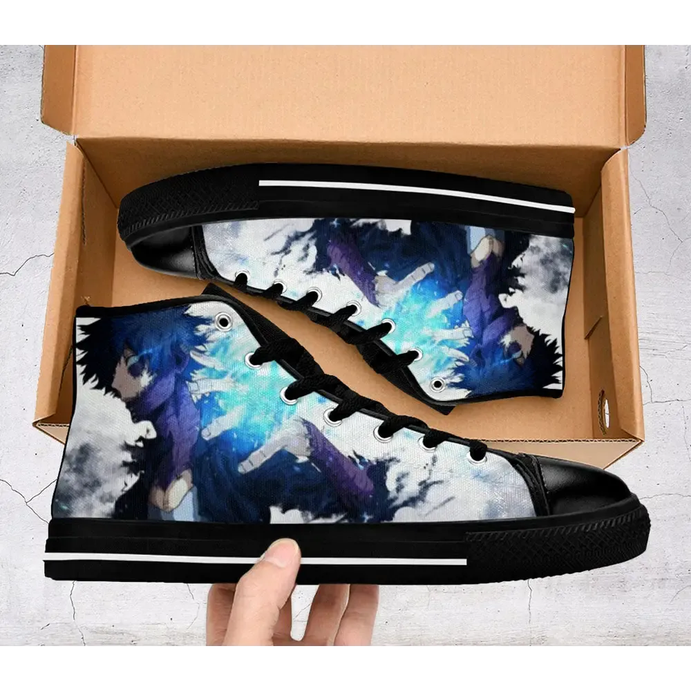 My hero academia Dabi Shoes High Top Sneakers for Kids and Adults Boku No Hero Academia