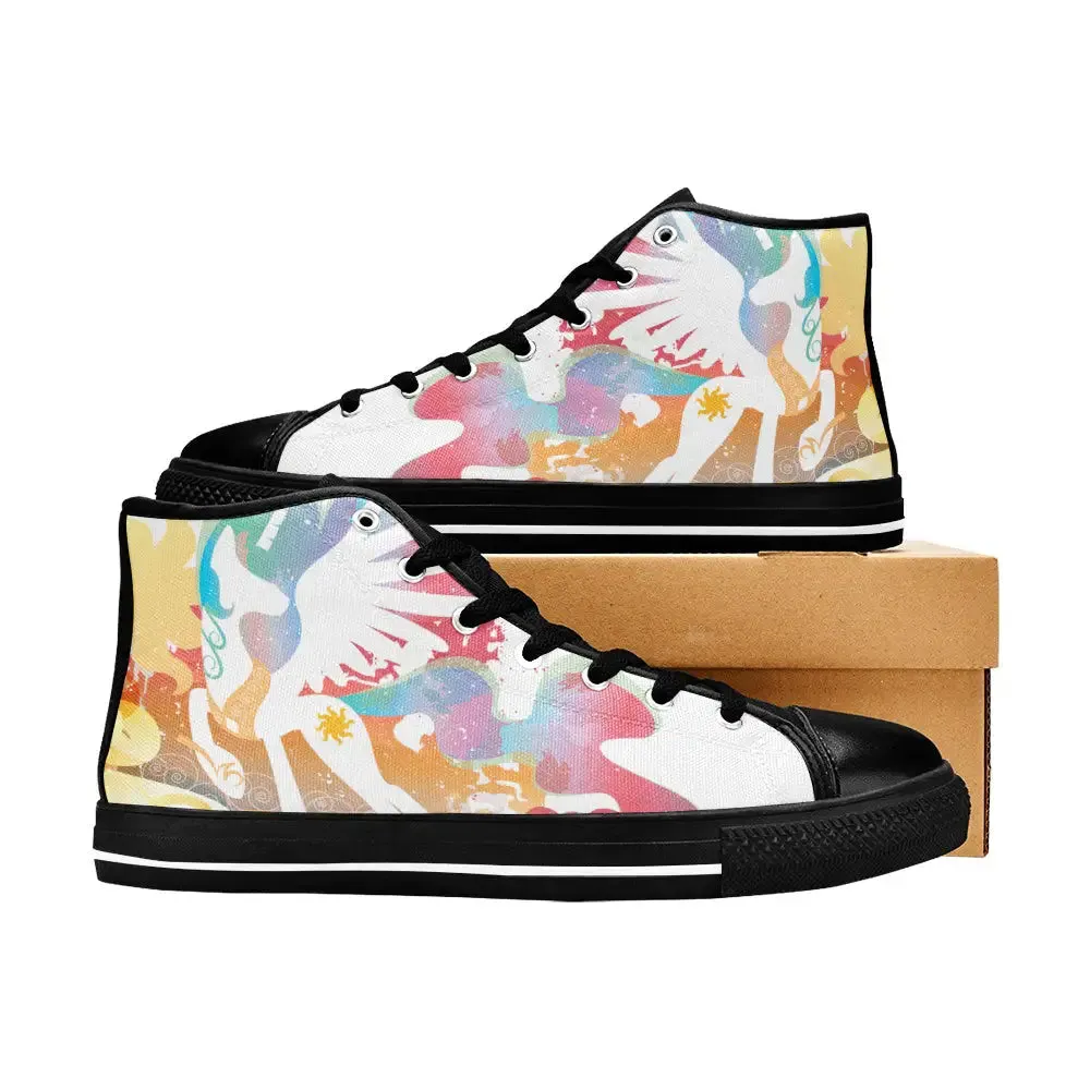 My Little Pony Friendship Is Magic Princess Celestia Shoes High Top Sneakers for Kids and Adults